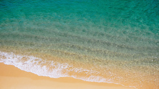 Beach wave surfboard impressionist landscape - impressionist free wallpaper