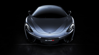 Black sports car dark room 3 - a black spot free wallpaper