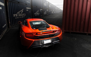 Red sports car shipping container - andrew law free wallpaper