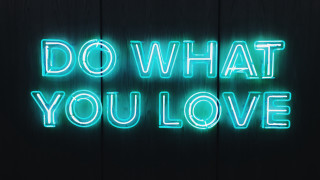 Neon sign do what you - a wall free wallpaper