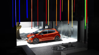 Rainbow curtain car person doorway - curtain free wallpaper