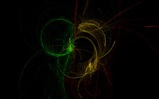 Green yellow swirl constellation planet - swirl free wallpaper
