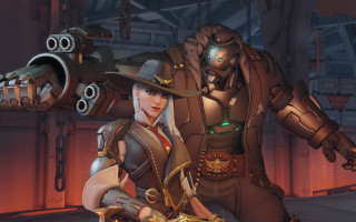 Woman man gun sci fi - dong kingman free wallpaper