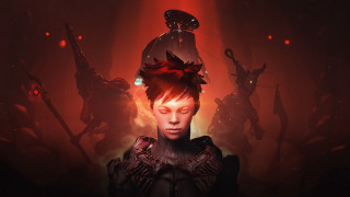 Eve ryder strange head red - strange free wallpaper
