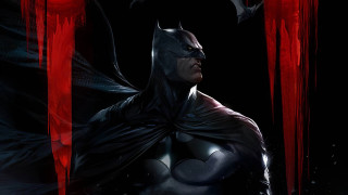 Batman red curtain armor sword - a red curtain free wallpaper