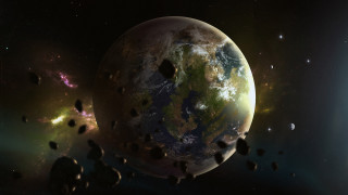 Space planet constellation moon milkyway - craig mullins free wallpaper