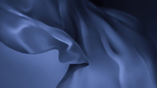 Blue silk wave black background - subsurface free wallpaper