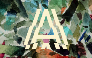 Painting letter background splatters brush - a photo free wallpaper