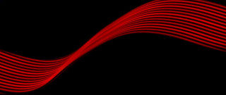 Red wave light black background - the top of it free wallpaper