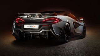 Black sports car red tail 3 - panfuturism free wallpaper