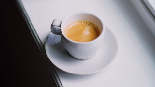 Coffee saucer window sill minimalism - a window sill free wallpaper