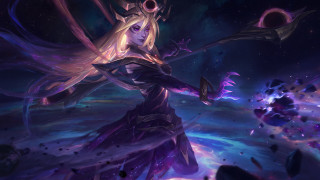 Space sword woman star planet - a dark space free wallpaper