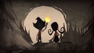 Fire moon couple primivitism girls - a fire pit free wallpaper