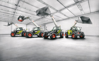 Tractors garage crane fork abstract - xf iq4 free wallpaper
