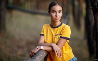 Girl fence forest watch cosplay - her wrist free wallpaper
