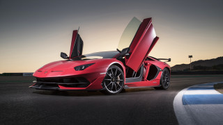Red sports car open doors 11 - open door free wallpaper