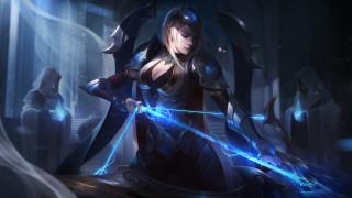 Woman glowing sword armor electricity - a sword and a sword free wallpaper