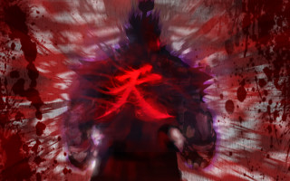 Baioken eishun action blood guro - his shoulder free wallpaper