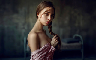 Woman braid portrait romanticism elina - a braid free wallpaper