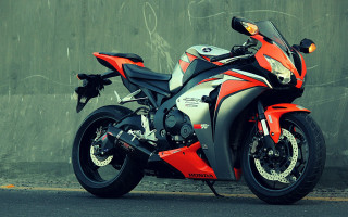 Red black motorcycle graffiti road - motorcycle free wallpaper