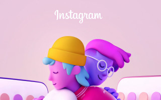 Hugging couple pink background screenshot - surreal free wallpaper