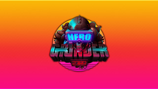 Hero monster logo neon robot - image of a robot free wallpaper