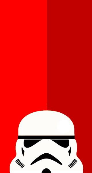 Star wars stormtrooper minimalist flag - de stijl free wallpaper