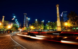 City street traffic night tokyo - traffic free wallpaper