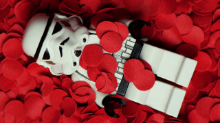 White black toy hearts red - a red heart free wallpaper