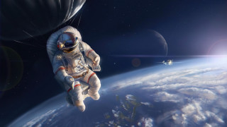 Astronaut earth space shuttle outer - an astronaut free wallpaper
