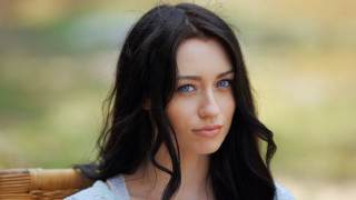 Doll basket blue eyeshade long - long dark hair free wallpaper