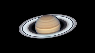 Saturn ring space art raytraced - free space wallpaper