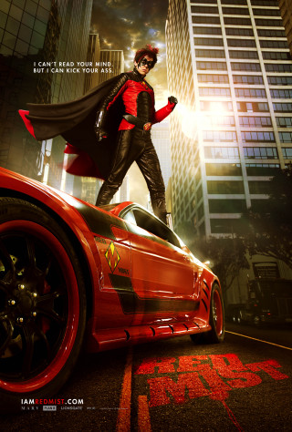 Man red cape red car - doc hammer free wallpaper