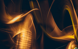 Yellow brown abstract black green - abstract design free wallpaper