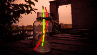Jar lights window fireflies ecological - a jar free wallpaper