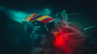 Car redlight night smoke 3D - filip hodas free wallpaper