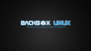 Black background blue white logo - logo free wallpaper