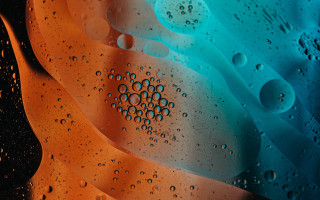 Water droplet abstract 3d planet - alberto seveso free wallpaper