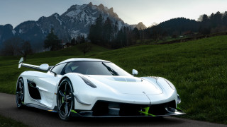 White sports car mountain road 13 - a road in front free wallpaper