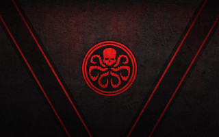 Red black wall skull circle - wallpaper free wallpaper