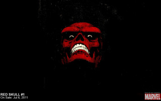 Red skull scary face dark - scary free wallpaper