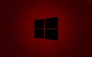 Red wall black window red - a red wall free wallpaper