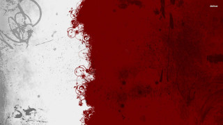 Red white wall black white - modern free wallpaper