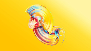 Colorful abstract background blue yellow 3 - a yellow background free wallpaper for desktop
