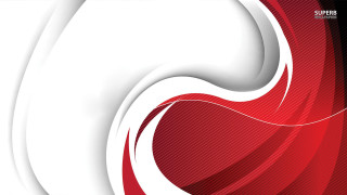 Red white abstract wavy stripe - abstract background free wallpaper