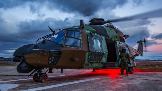 Helicopter redlight man pilo clouds - carl gustaf pilo free wallpaper