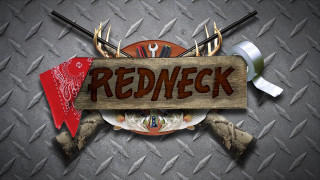 Redneck deer antlers sign fork - a plate free wallpaper