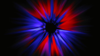 Red blue starburst abstract fireworks - motion blur free wallpaper for desktop