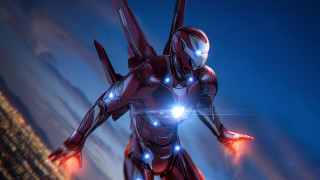 Glowing man cityscape mecha science - glowing free wallpaper for desktop
