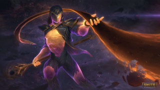 Overwatch character sword flame purple - a character free wallpaper